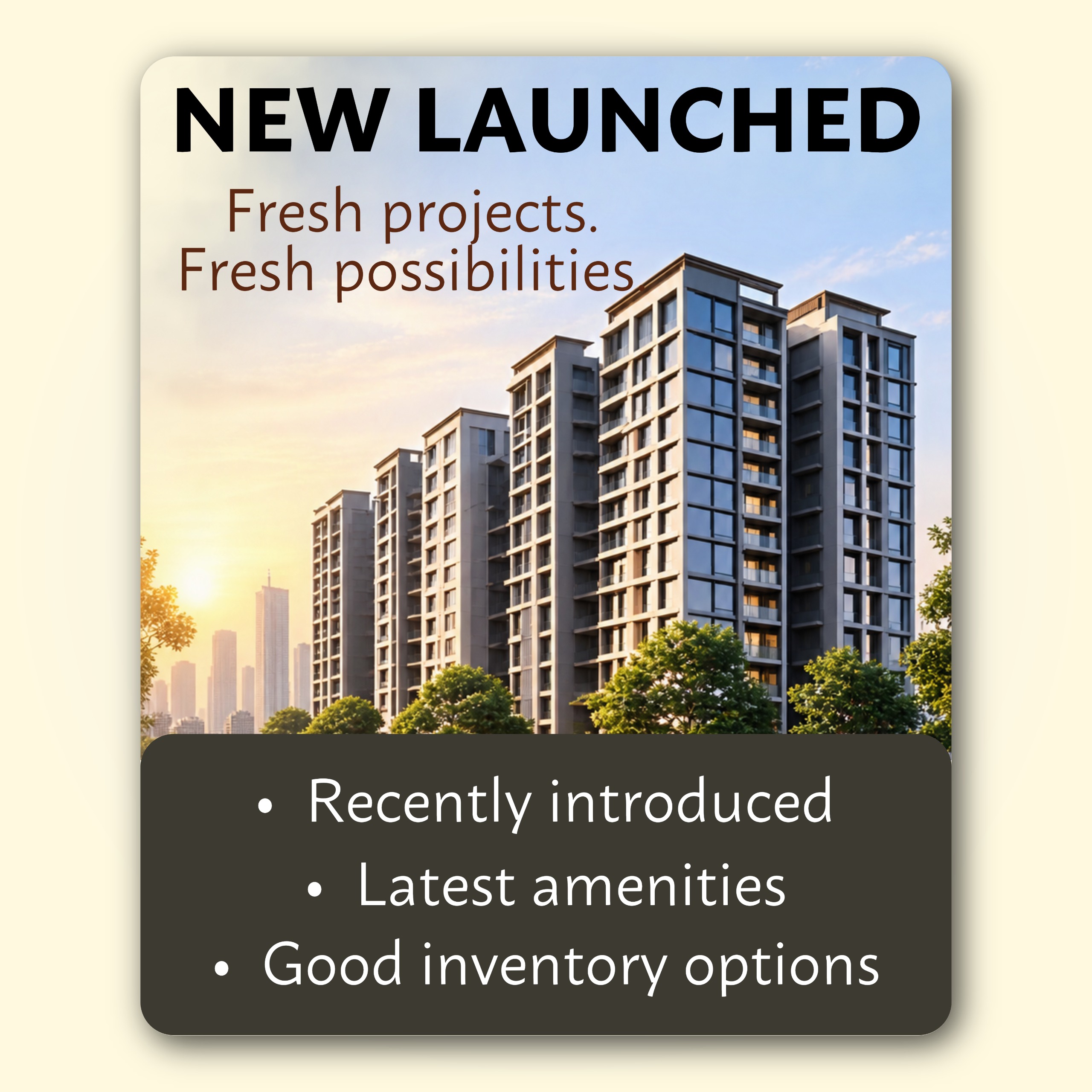 Newly Launched Projects
